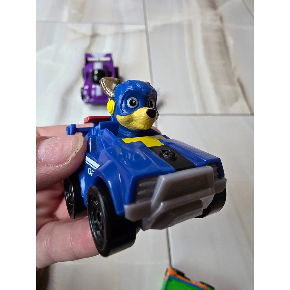 Paw‎ Patrol Toy Vehicle Lot Chase Rocky Skye Rubble Racing Car 6 Piece Set G1